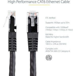 50ft CAT6 Ethernet Cable -C6PATCH50BK