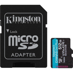 Kingston Canvas Go! Plus SDCG3 512 GB -SDCG3/512GB