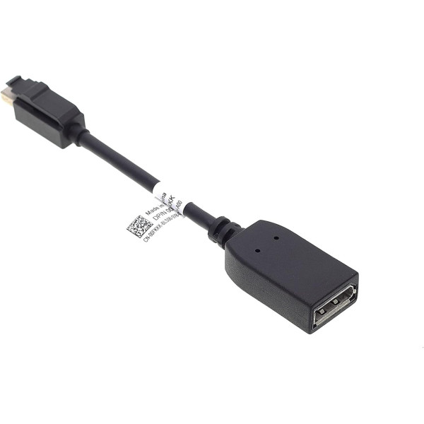 Dell Mini DisplayPort/DisplayPort Audio/Video Cable