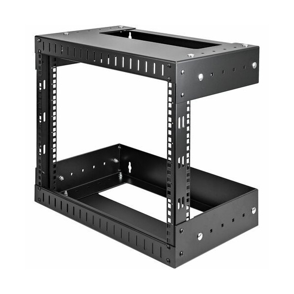 2-Post 8U Heavy-Duty Wall Mount Network Rack