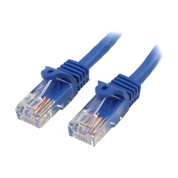 7 ft Blue Snagless Cat5e UTP Patch Cable