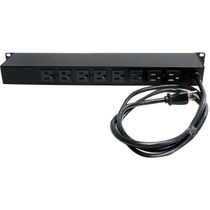 Rackmount PDU with 8 Outlets with Surge Protection -RKPW081915