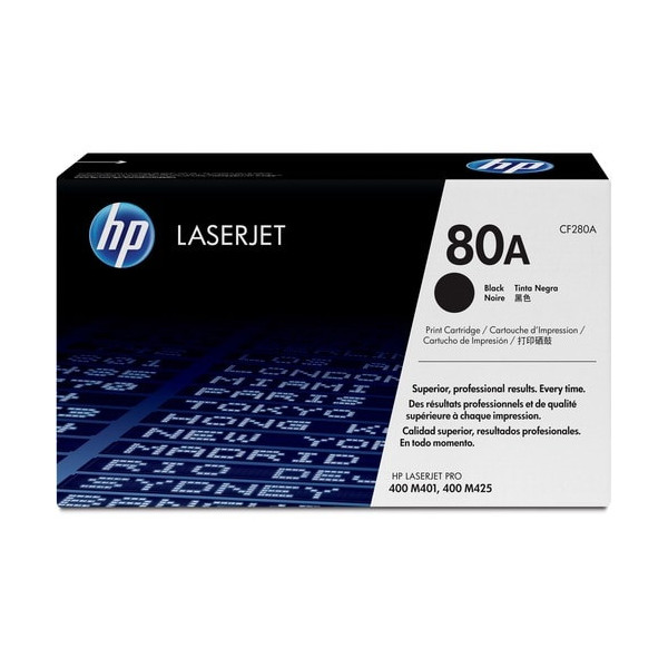 HP 80A (CF280A) Original Standard Yield Laser Toner Cartridge