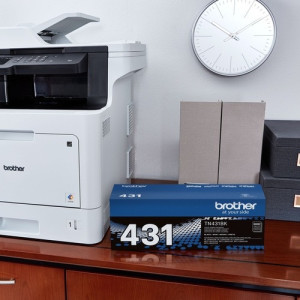 Brother TN431BK Original Standard Yield Laser Toner Cartridge -TN431BK