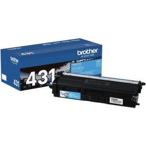 Brother TN431C Original Standard Yield Laser Toner Cartridge -TN431C