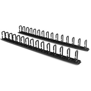 Vertical Cable Organizer with D-Ring Hooks -CMVER40UD