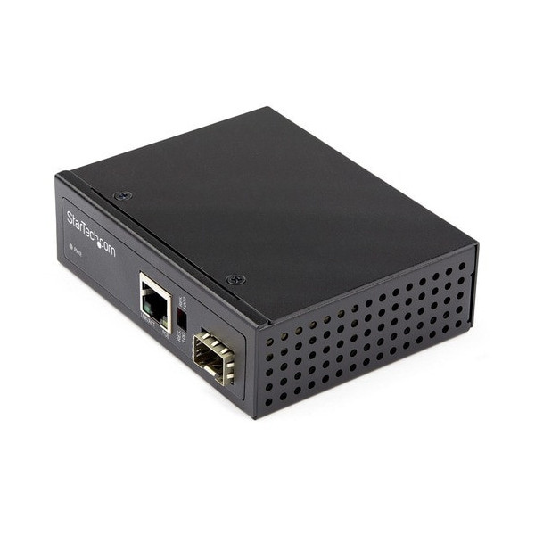 PoE+ Industrial Fiber to Ethernet Media Converter 60W