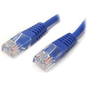 6 ft Blue Molded Cat5e UTP Patch Cable -M45PATCH6BL