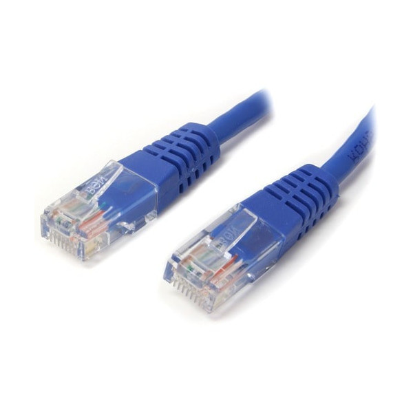 6 ft Blue Molded Cat5e UTP Patch Cable