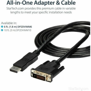 6ft (1.8m) DisplayPort to DVI Cable -DP2DVIMM6