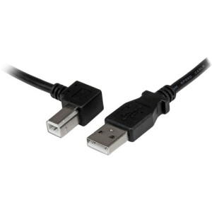 3m USB 2.0 A to Left Angle B Cable -USBAB3ML