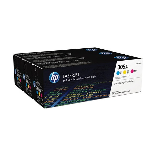 HP 305A CYM (CF370AM) Original Laser Toner Cartridge