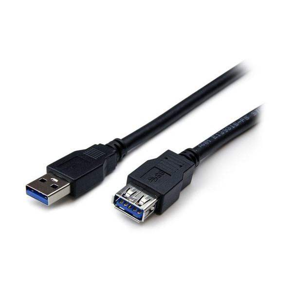 6 ft Black SuperSpeed USB 3.0 (5Gbps) Extension Cable