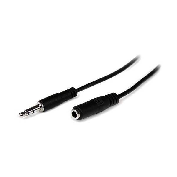 2m Slim 3.5mm Stereo Extension Audio Cable