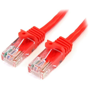 30 ft Red Snagless Cat5e UTP Patch Cable -45PATCH30RD