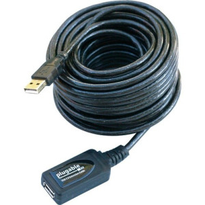 Plugable USB 2.0 Active Extension Cable (10m/32') -USB2-10M