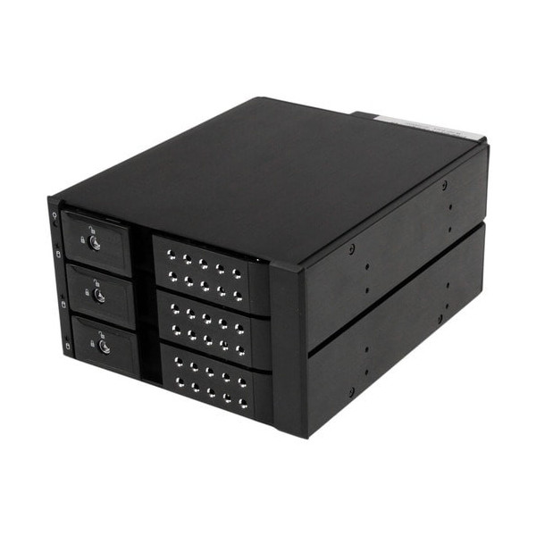 3 Bay Aluminum Trayless Hot Swap Mobile Rack