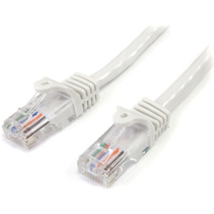 3 ft White Snagless Cat 5e UTP Patch Cable -45PATCH3WH