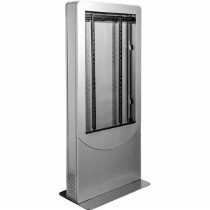 55IN CURVE TOTEM/PORTRAIT KIOSK IN SILVER -KIPC2555C-S