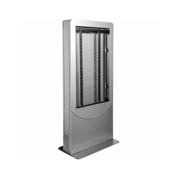 55IN CURVE TOTEM/PORTRAIT KIOSK IN SILVER