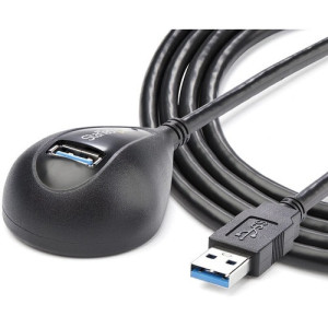5 ft Black Desktop SuperSpeed USB 3.0 (5Gbps) Extension Cable -USB3SEXT5DKB