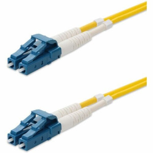 0.5m LC to LC Yellow OS2 Duplex OFNR (Riser-Rated) SMF Fiber Patch Cable -ADD-LC-LC-0.5M9SMF