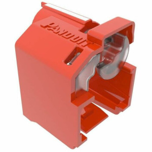 Red - Recessed-Mountable for Security, Patch Cord -PSL-DCPLRE