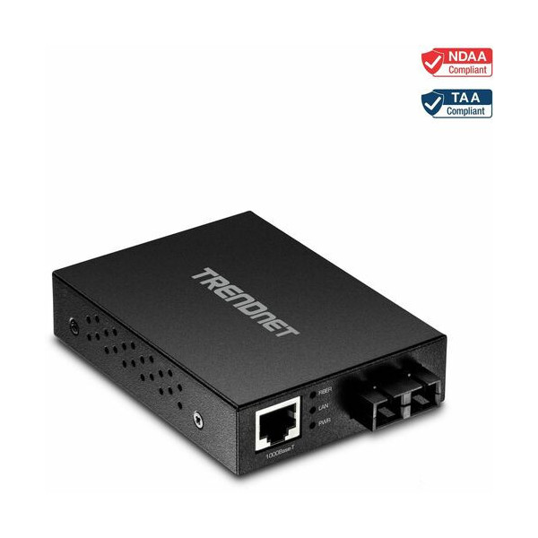 TRENDnet 1000Base-T to 1000Base-SX Multi-Mode SC Fiber Converter