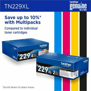 Brother Original High Yield Laser Toner Cartridge - TN229XLC