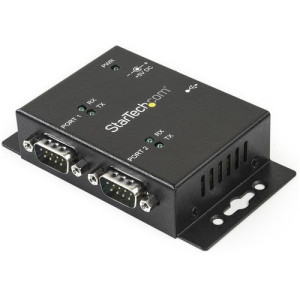 StarTech.com USB to Serial Adapter - 2 Port - Wall Mount - ICUSB2322I