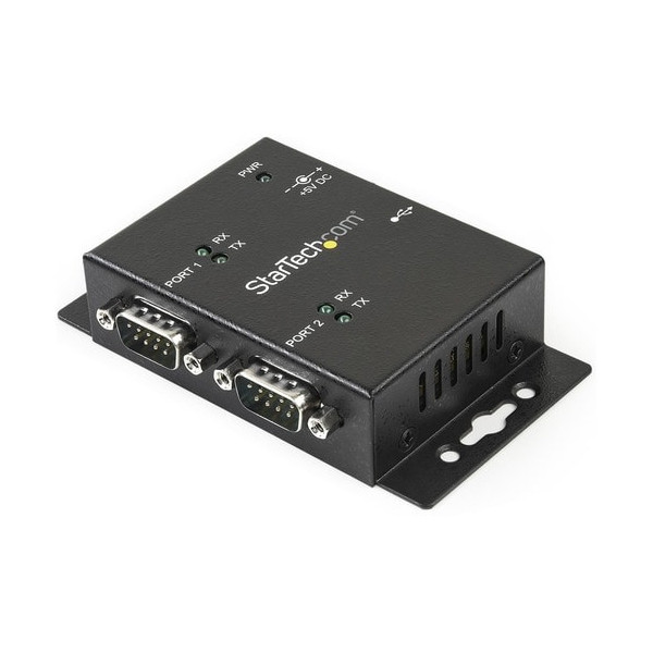 StarTech.com USB to Serial Adapter - 2 Port - Wall Mount