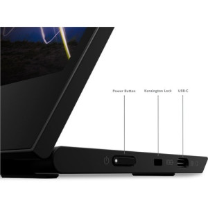 Lenovo ThinkVision M15 16" Class Full HD LCD Monitor - 16:9 - Raven Black - 15.6" Viewable - In-plane Switching (IPS) Technology