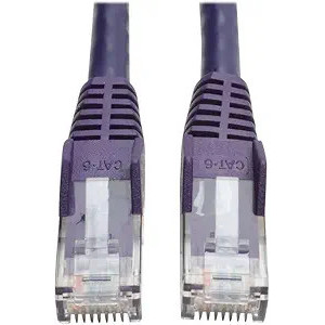 Tripp Lite Cat6 UTP Patch Cable - 14 ft Category 6 Network Cable for Network Device, ATM - First End: 1 x RJ-45