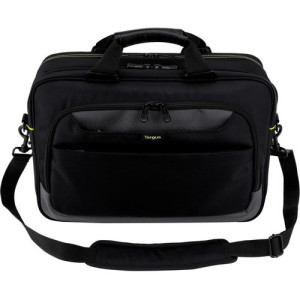 Targus City Gear TCG460 Carrying Case (Messenger) for 15.6" Notebook - Black, Gray - Shock Absorbing