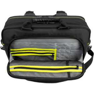 Targus City Gear TCG460 Carrying Case (Messenger) for 15.6" Notebook - Black, Gray - Shock Absorbing