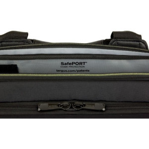 Targus City Gear TCG460 Carrying Case (Messenger) for 15.6" Notebook - Black, Gray - Shock Absorbing