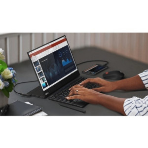 Lenovo ThinkVision M14t 14" Class LCD Touchscreen Monitor - 16:9 - 6 ms - 14" Viewable - 10 Point