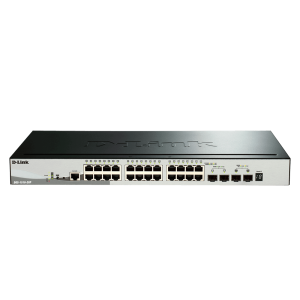 D-Link SmartPro DGS-1510-28P Ethernet Switch - 28 Ports - Manageable - Gigabit Ethernet, 10 Gigabit Ethernet - 10/100/1000Base-T