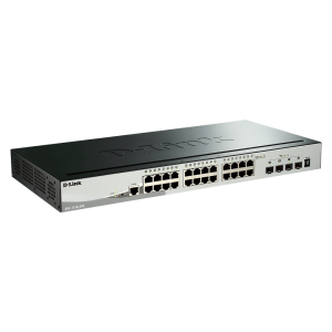 D-Link SmartPro DGS-1510-28P Ethernet Switch - 28 Ports - Manageable - Gigabit Ethernet, 10 Gigabit Ethernet - 10/100/1000Base-T