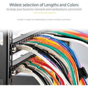 StarTech.com 15ft CAT6 Ethernet Cable - Black Snagless Gigabit - 100W PoE UTP 650MHz Category 6 Patch Cord UL Certified Wiring
