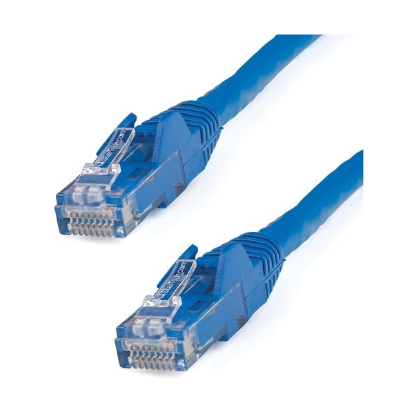 StarTech.com 15ft CAT6 Ethernet Cable - Blue Snagless Gigabit - 100W PoE UTP 650MHz Category 6 Patch Cord UL Certified Wiring