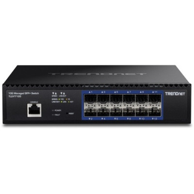 TRENDnet 12-Port 10G Layer 2 Managed SFP+ Switch -TL2-F7120