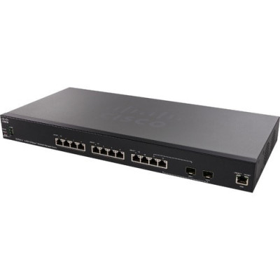 Cisco SX350X-12 12-Port 10GBase-T Stackable Managed Switch - SX350X-12-K9-UK