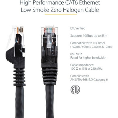 30cm(1ft) CAT6 Ethernet Cable -N6LPATCH1BK