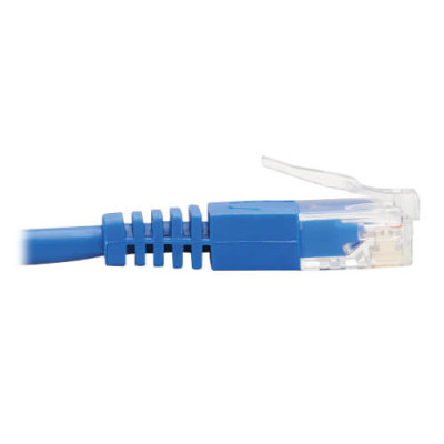 Tripp Lite by Eaton N204-S15-BL-DN Cat.6 UTP Patch Network Cable - 15 ft Category 6 Network Cable for Network Device, Router