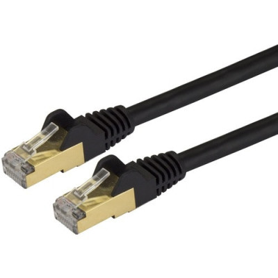 1ft CAT6a Ethernet Cable -C6ASPAT1BK