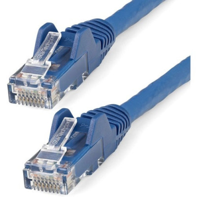 StarTech.com 4.6m(15ft) CAT6 Ethernet Cable, LSZH (Low Smoke Zero Halogen) 10 GbE Snagless 100W PoE UTP RJ45 Blue Network