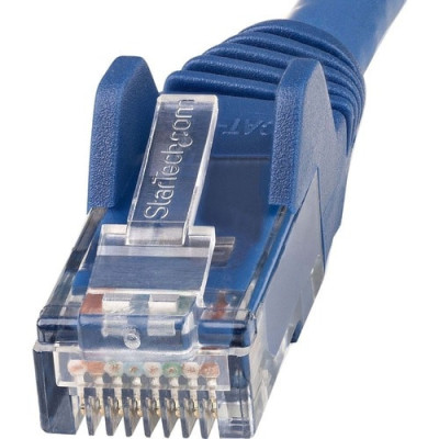 StarTech.com 4.6m(15ft) CAT6 Ethernet Cable, LSZH (Low Smoke Zero Halogen) 10 GbE Snagless 100W PoE UTP RJ45 Blue Network