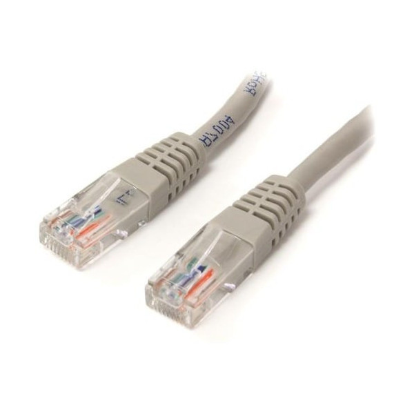 1 ft Gray Molded Cat5e UTP Patch Cable