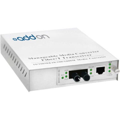 1000Base-TX To 1000Base-LX ST SMF 1310nm 20km Media Converter -ADD-MGMC-LX-2ST